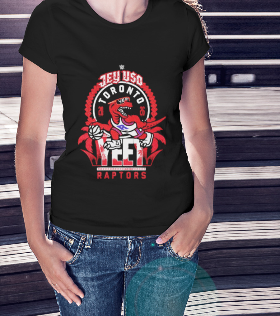Jey Uso Toronto Raptors Yeet WWE T-Shirt