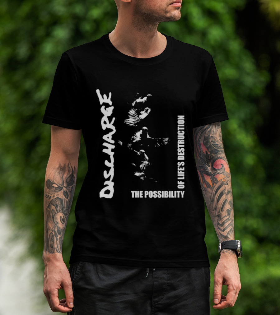 Discharge The Possibility Of Life's Destruction Face Fragmentation T-Shirt