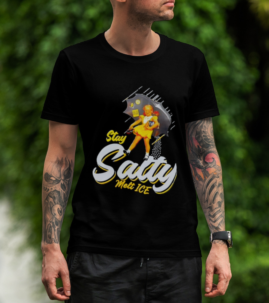 Stay Salty Melt Ice Umbrella Girl T-Shirt