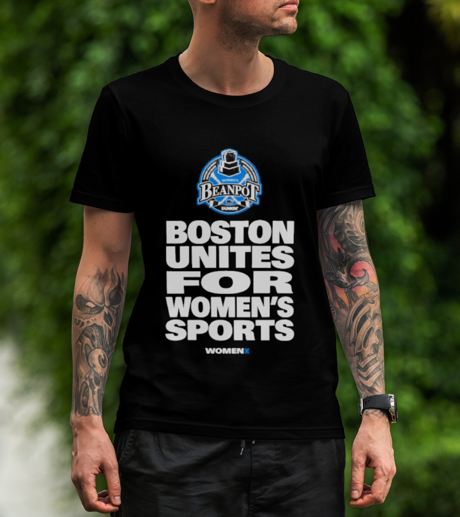 Beanpot Boston Unites For Women's Sports Dunkin T-Shirt