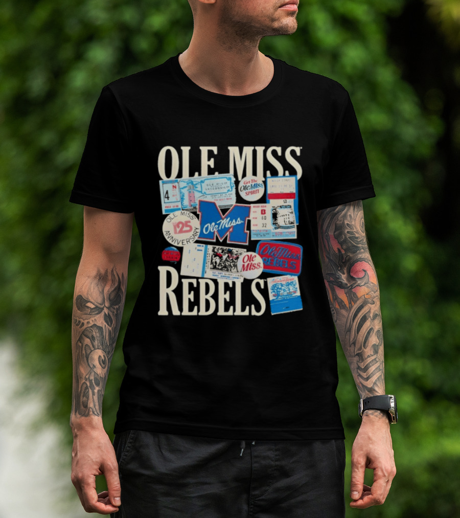 Ole Miss Rebels Spirit Memorabilia Collection T-Shirt