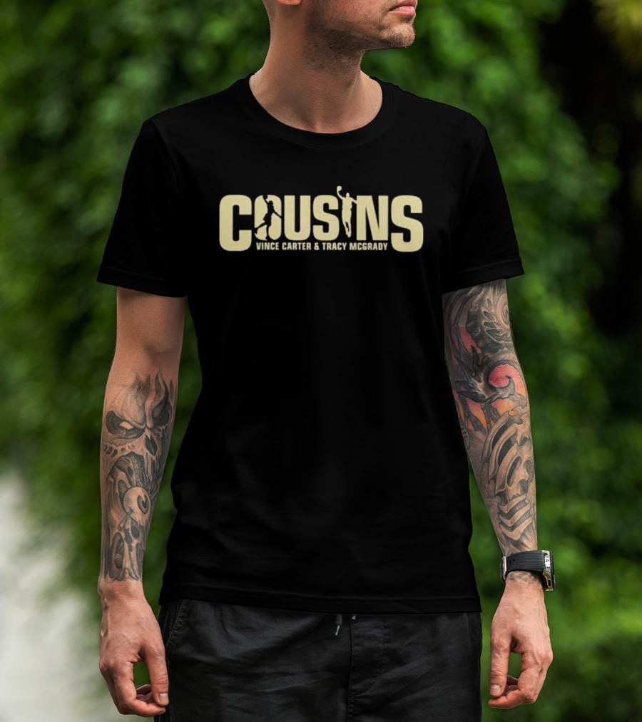 Cousins Vince Carter & Tracy McGrady Podcast Basketball T-Shirt