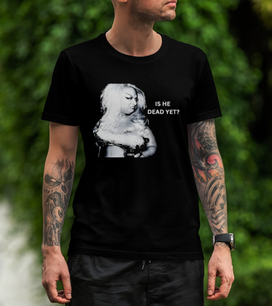 Is He Dead Yet Subtle FDT Protest T-Shirt