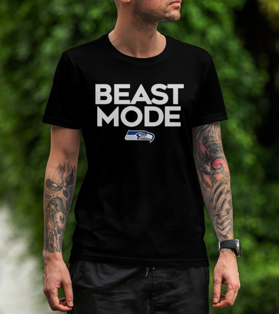 Beast Mode Seahawks NFC Official Merchandise T-Shirt
