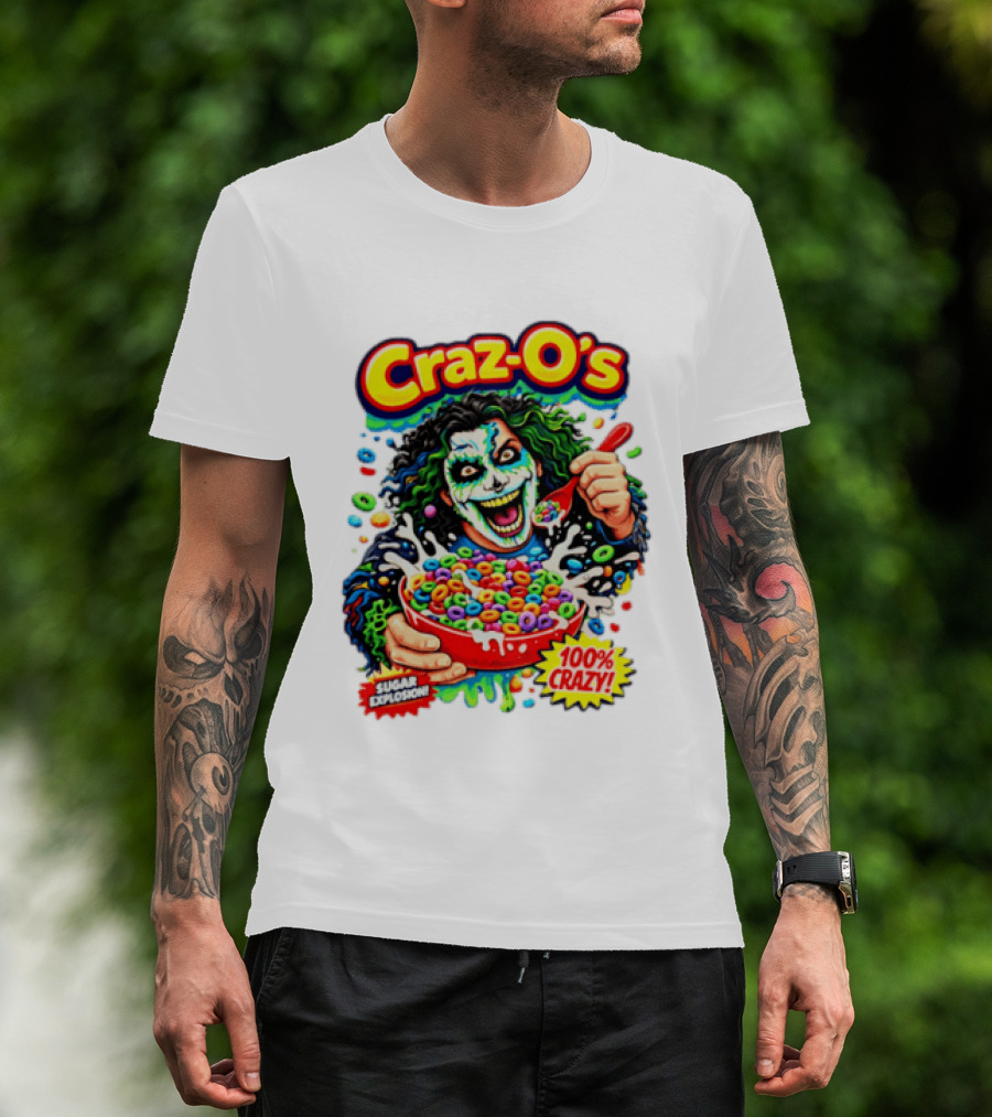 Craz O's Sugar Explosion 100% Crazy Cereal Crazo Charms T-Shirt