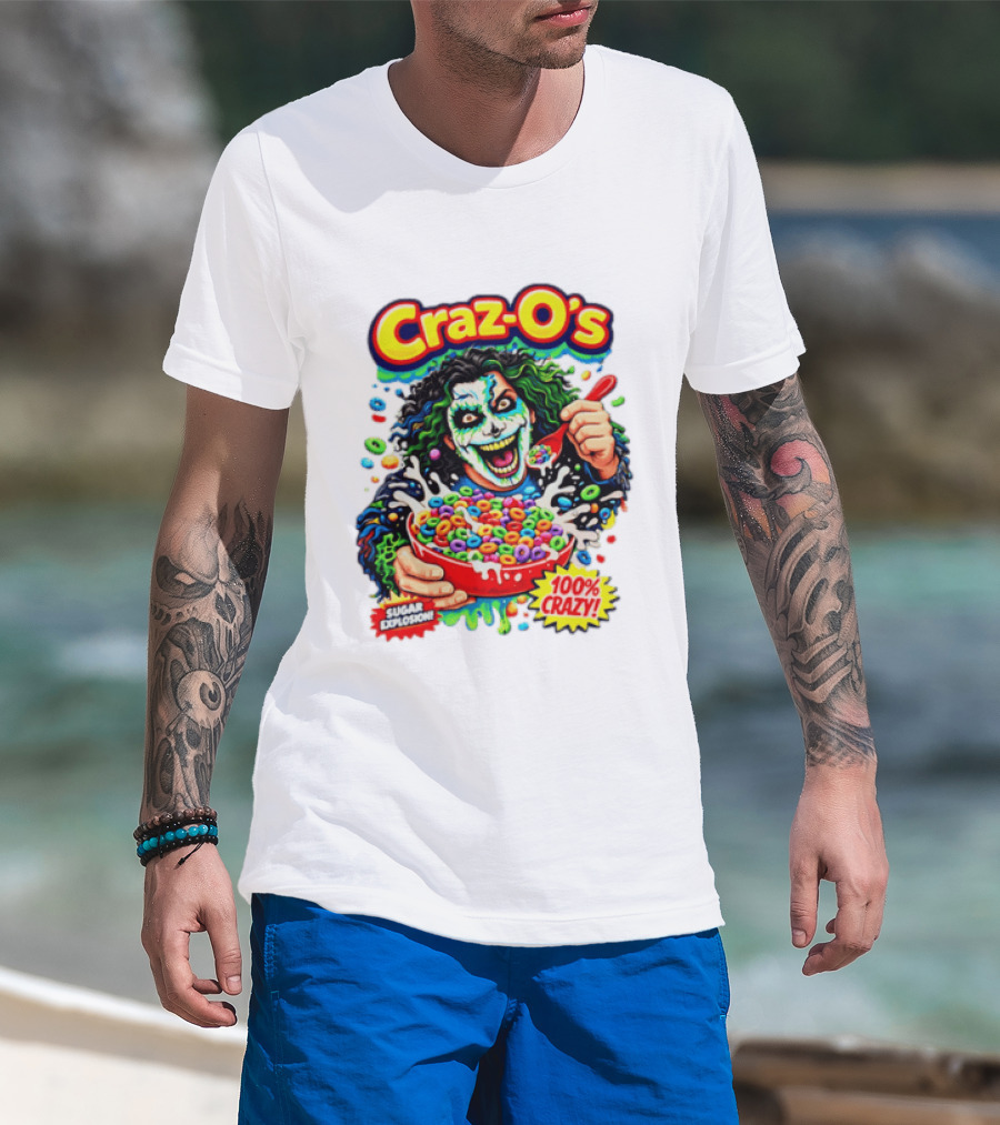 Craz O's Sugar Explosion 100% Crazy Cereal Crazo Charms T-Shirt