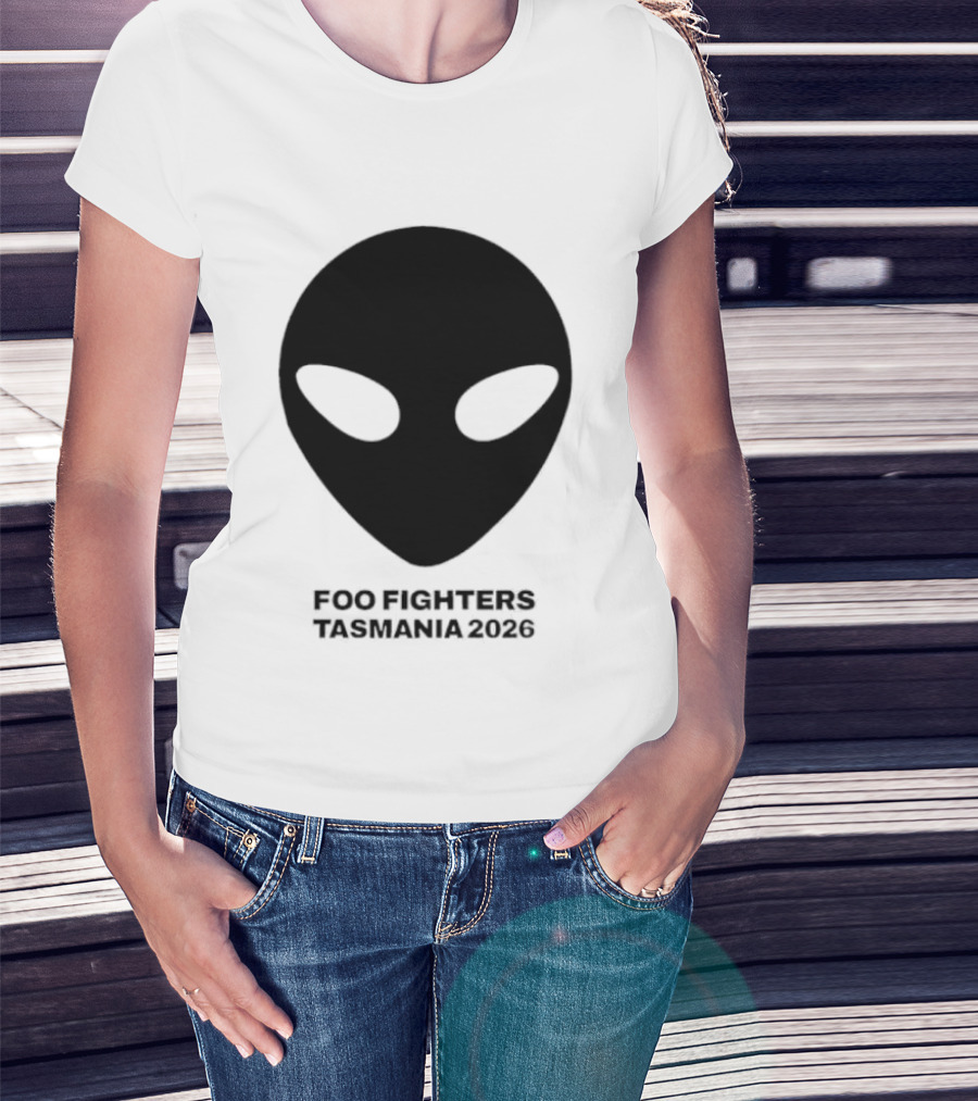 Foo Fighters Tasmania 2026 Alien Tour T-Shirt