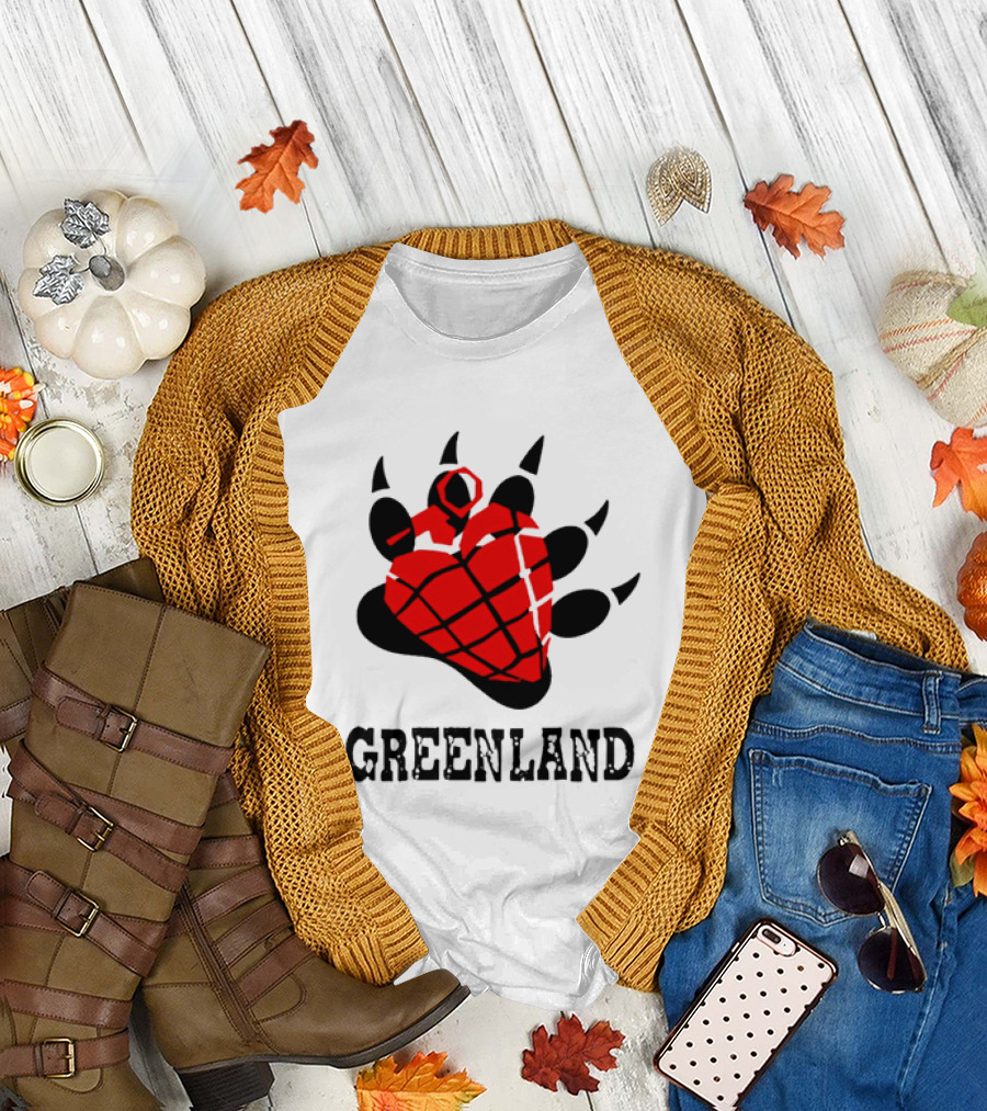 Greenland Green Day Heart and Claws T-Shirt