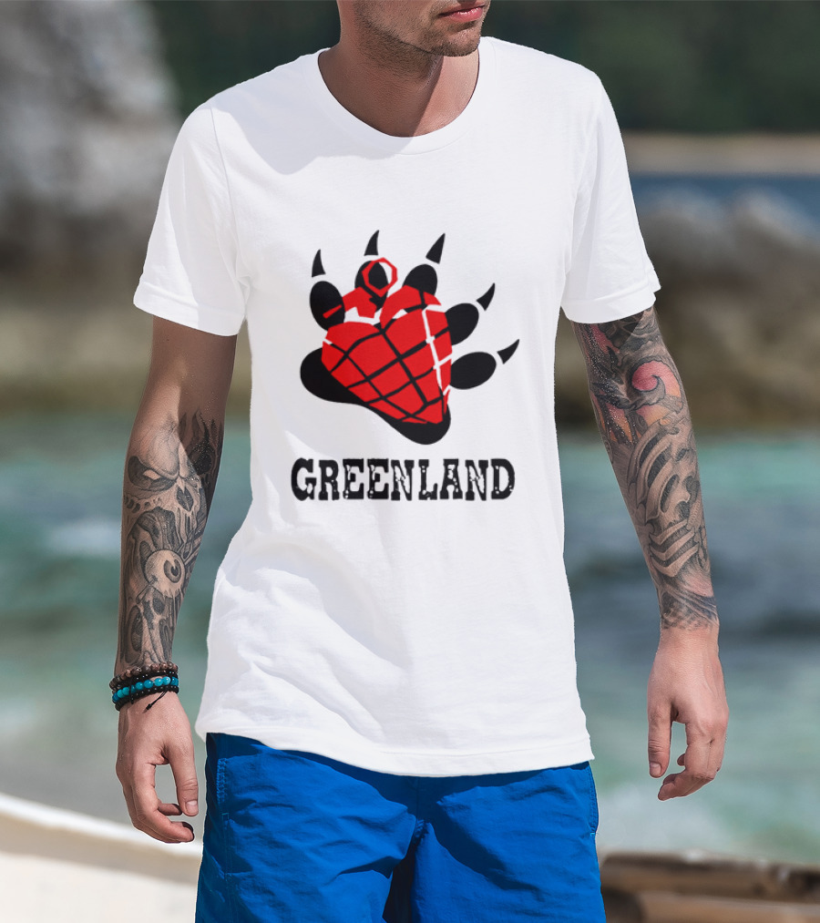 Greenland Green Day Heart And Claws T-Shirt