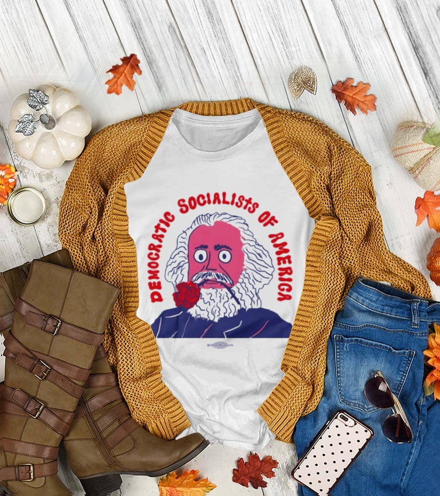 Democratic Socialists of America Marx Rose T-Shirt