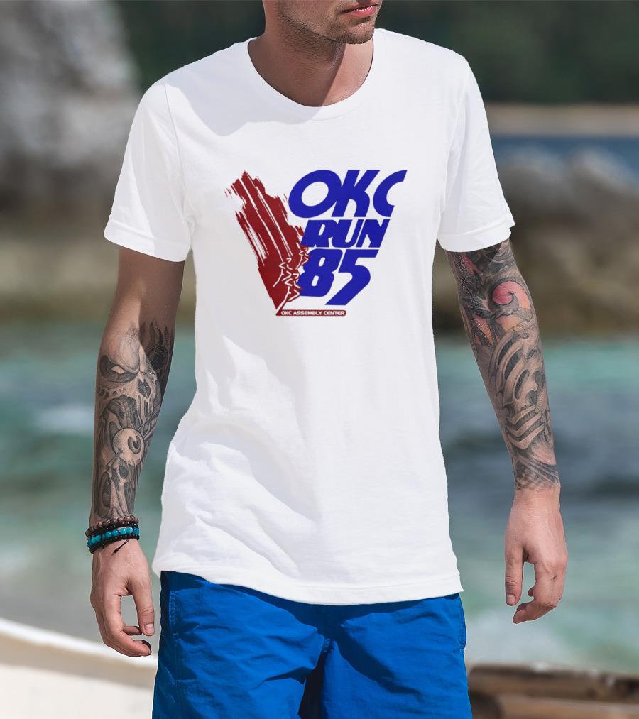OKC Run 85 OKC Assembly Center Racing Event T-Shirt