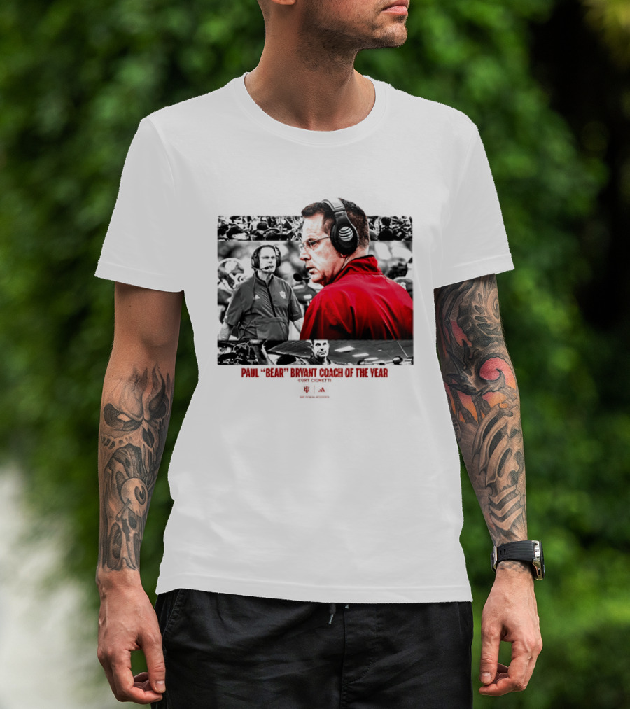 Paul Bear Bryant Coach Of The Year 2026 Football Legacy T-Shirt