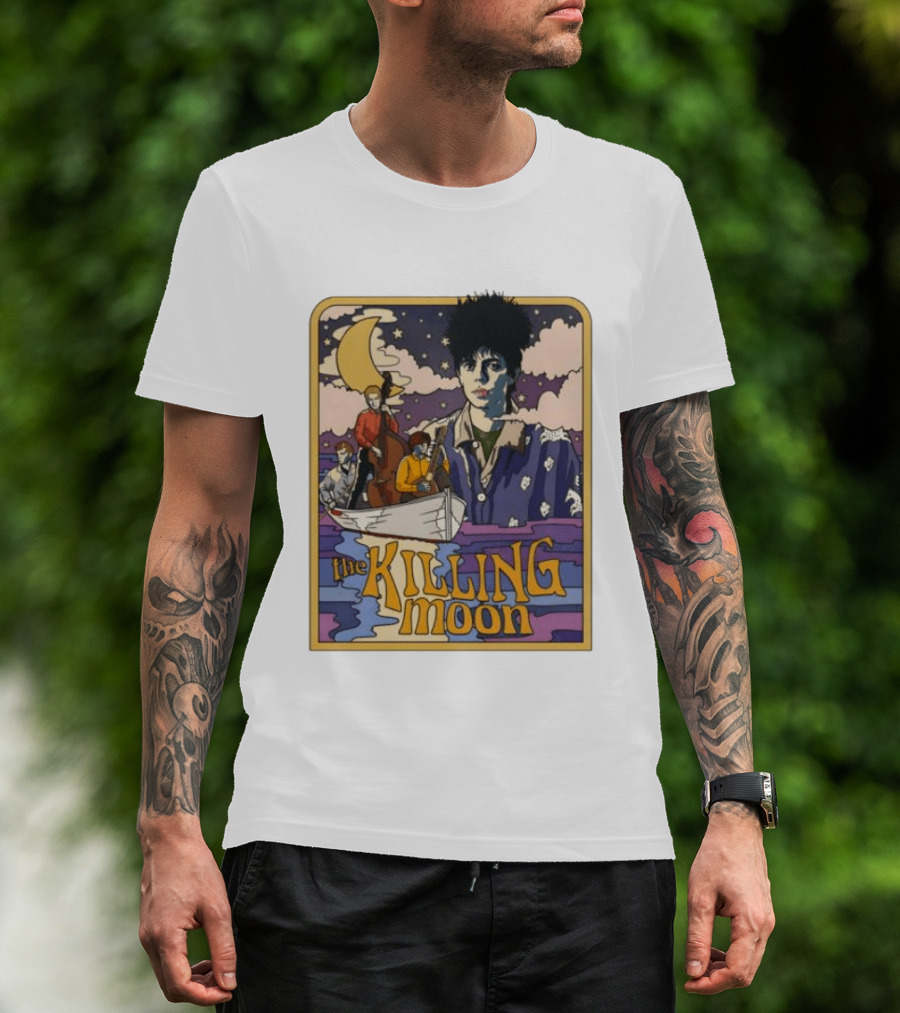 The Killing Moon 42nd Anniversary Retro Band Art Lunar T-Shirt
