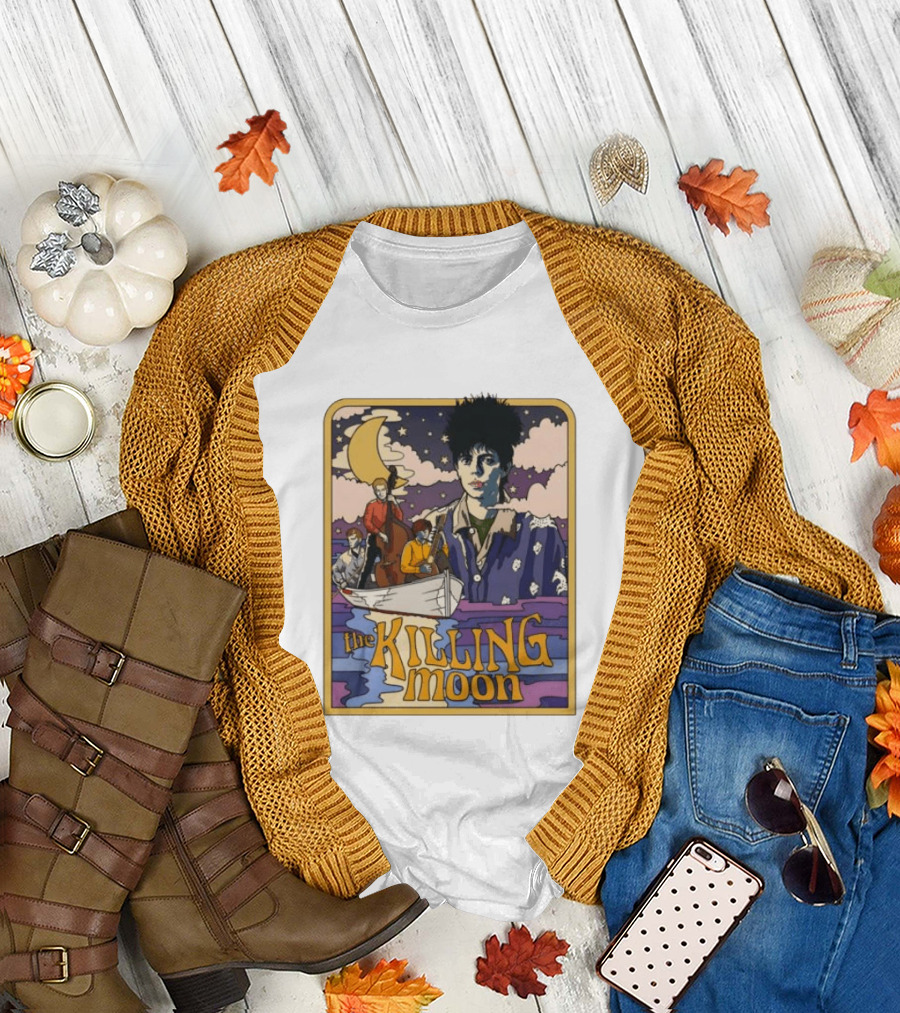 The Killing Moon 42nd Anniversary Retro Band Art Lunar T-Shirt