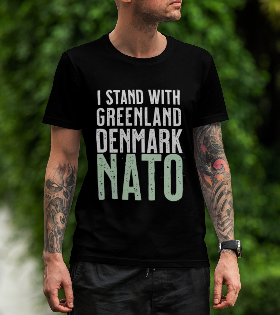 Comfort Colors I Stand With Greenland Denmark NATO Support T-Shirt