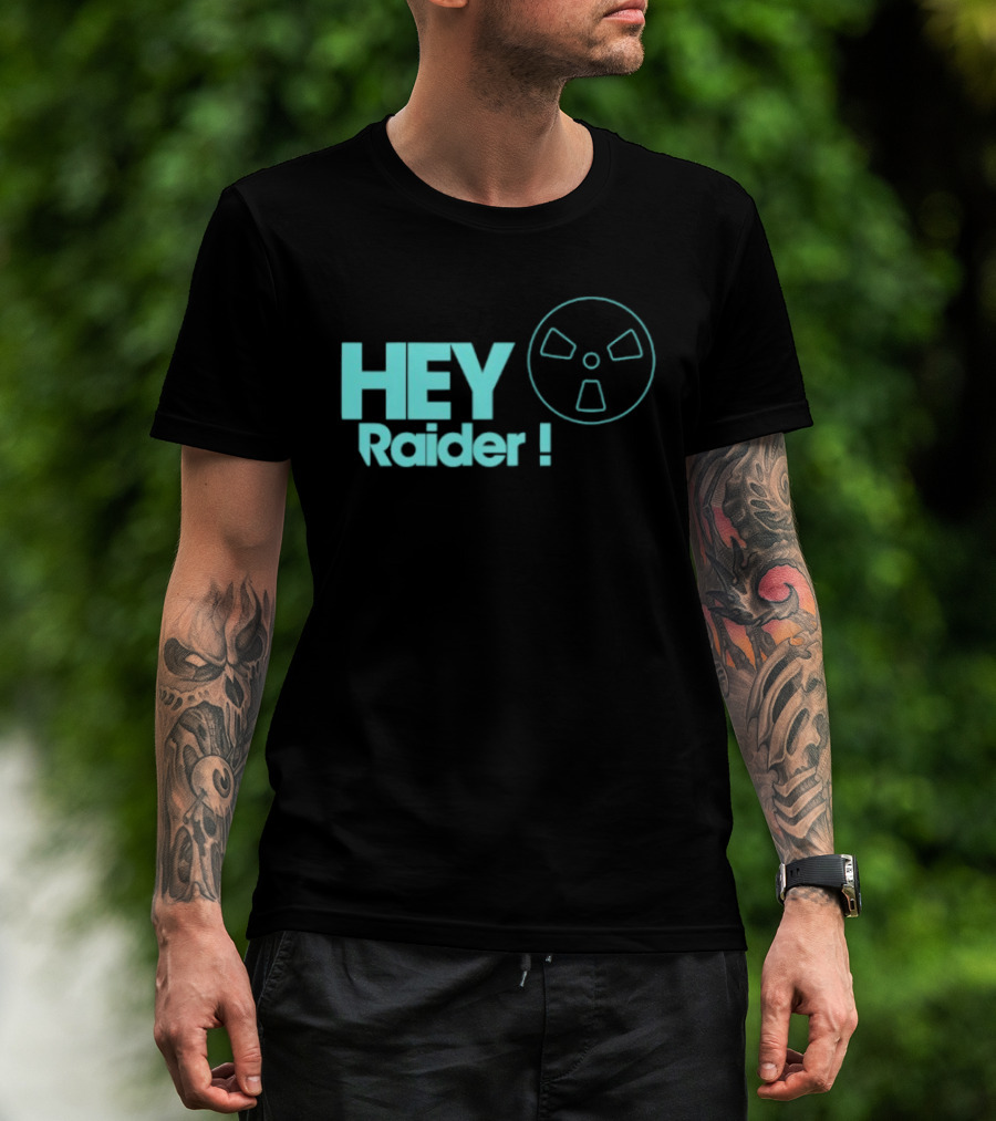 Hey Raider Sci Fi Gamer Safe Pocket Game Humor T-Shirt