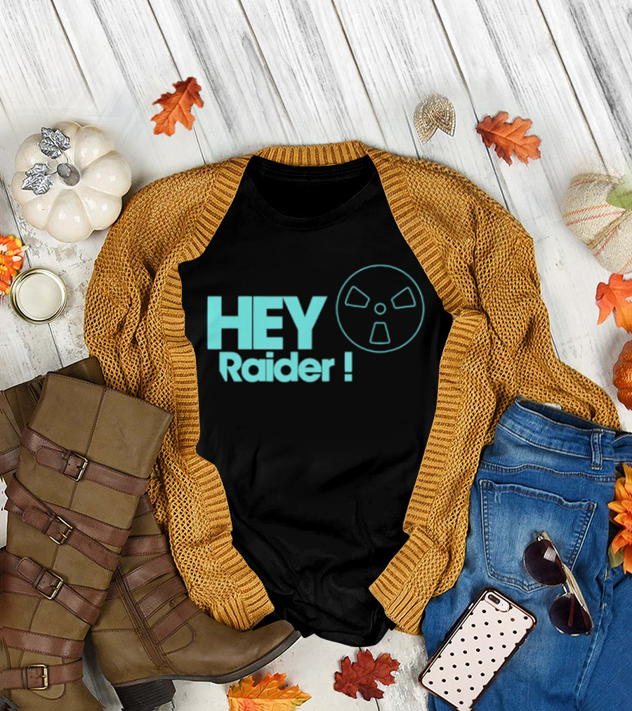 Hey Raider Sci Fi Gamer Safe Pocket Game Humor T-Shirt