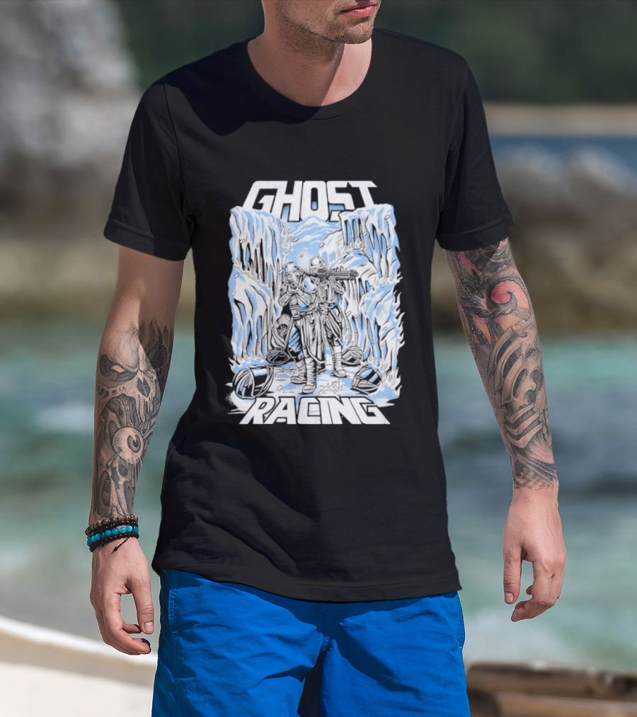 Ghost Racing Snowtrooper Frozen Specter Adventure T-Shirt