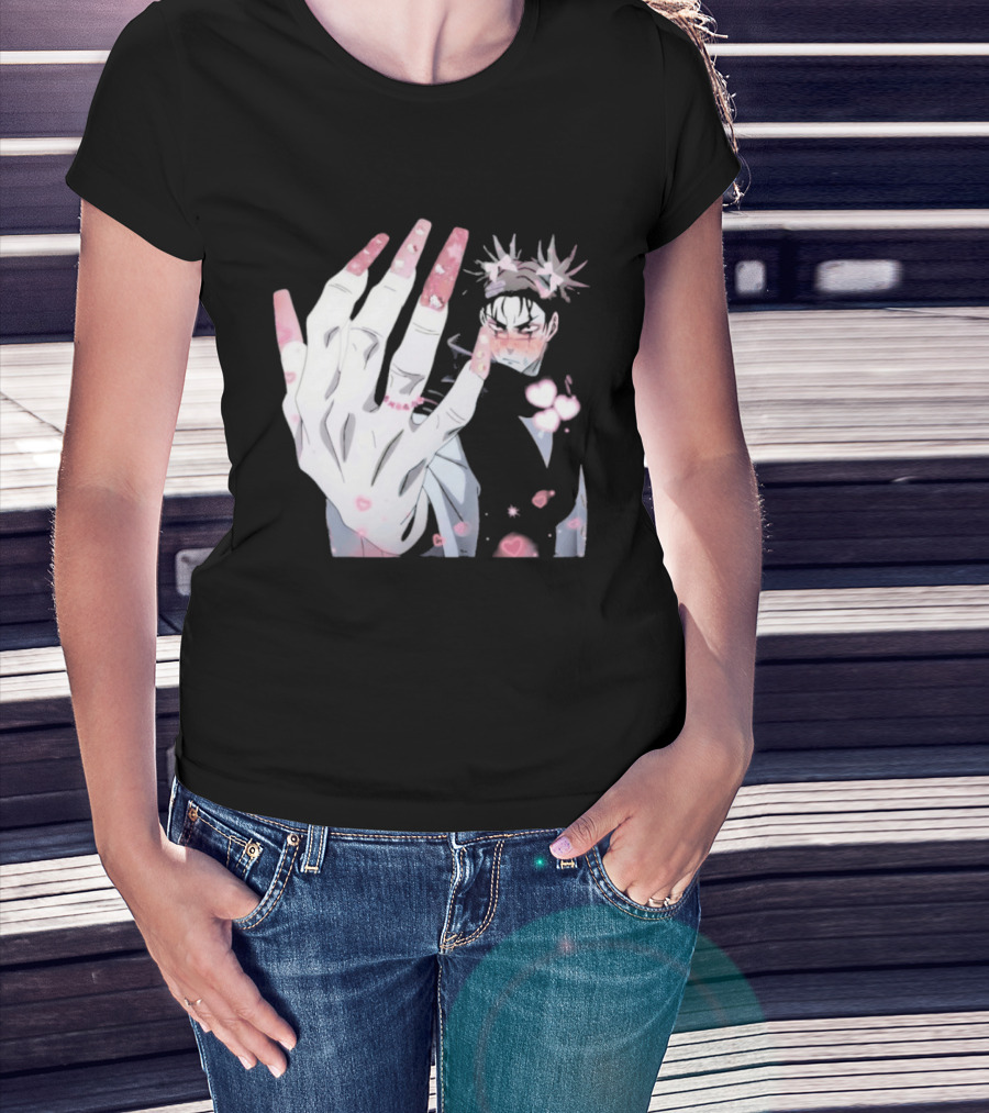 Nails Done Choso Aesthetic Floral Elements Anime T-Shirt