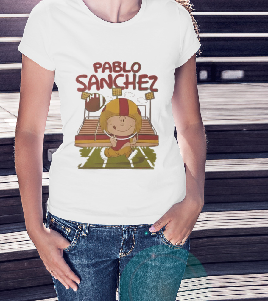 Pablo Sanchez Football George Kittle T-Shirt