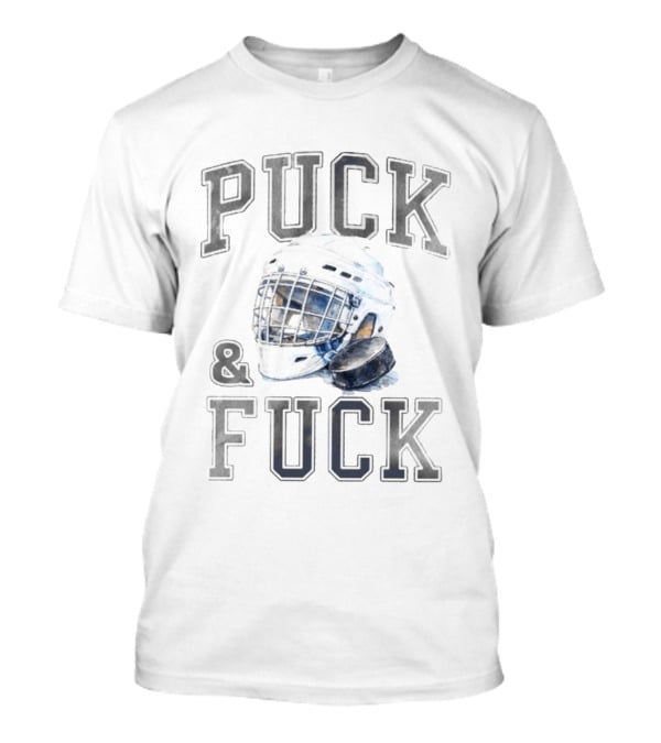 Spencer's Puck Goalie Helmet Hockey Humor T-Shirt