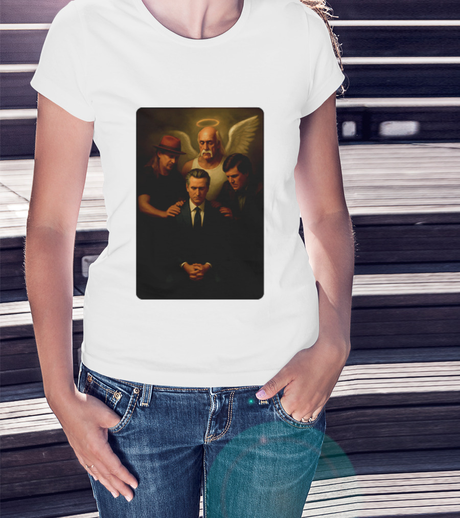 The Chosen One Gavin Newsom Angelic Gathering T-Shirt