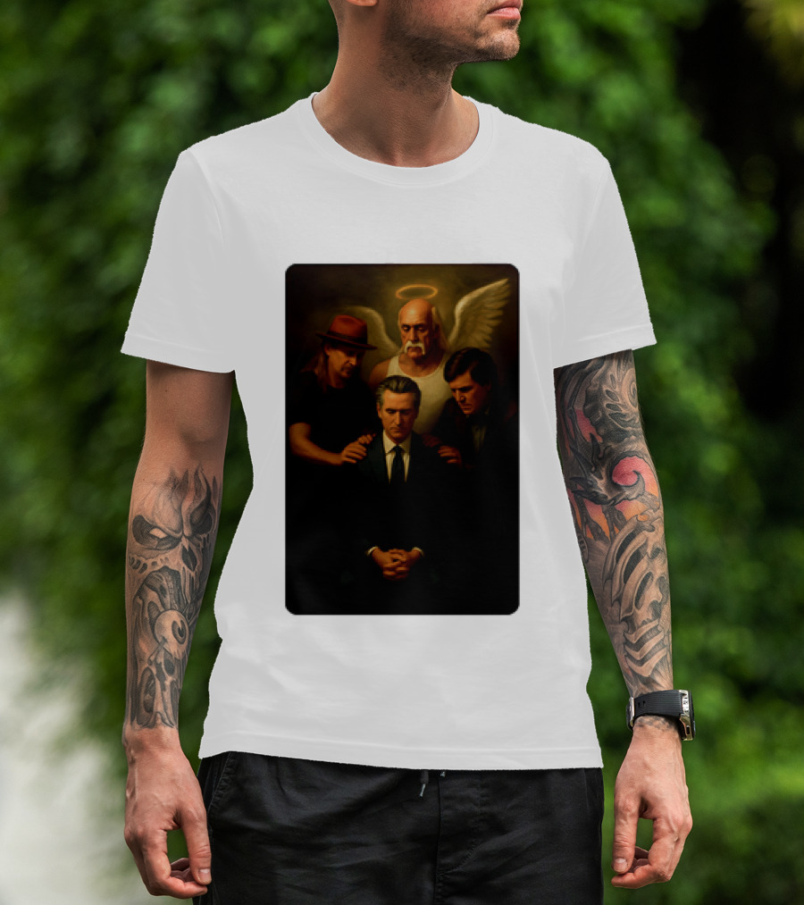 The Chosen One Gavin Newsom Angelic Gathering T-Shirt