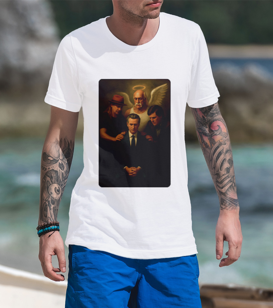 The Chosen One Gavin Newsom Angelic Gathering T-Shirt