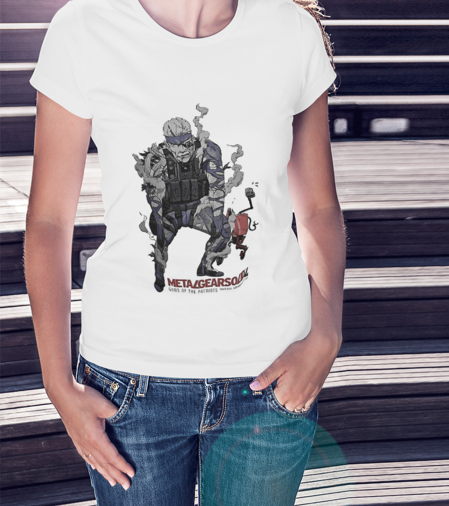 Metal Gear Solid 4 Guns Of The Patriots Tactical Espionage Action T-Shirt