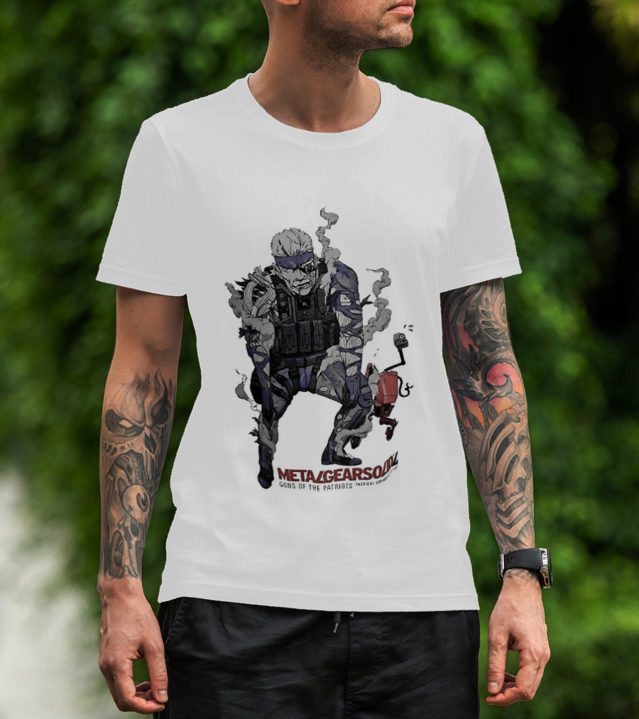 Metal Gear Solid 4 Guns Of The Patriots Tactical Espionage Action T-Shirt