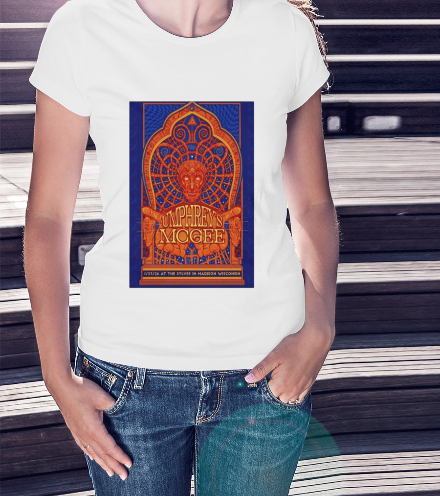 Umphrey's McGee Madison WI The Sylvee Jan 23 2026 Psychedelic T-Shirt