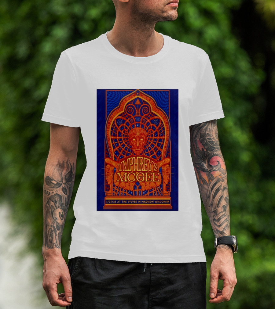 Umphrey's McGee Madison WI The Sylvee Jan 23 2026 Psychedelic T-Shirt