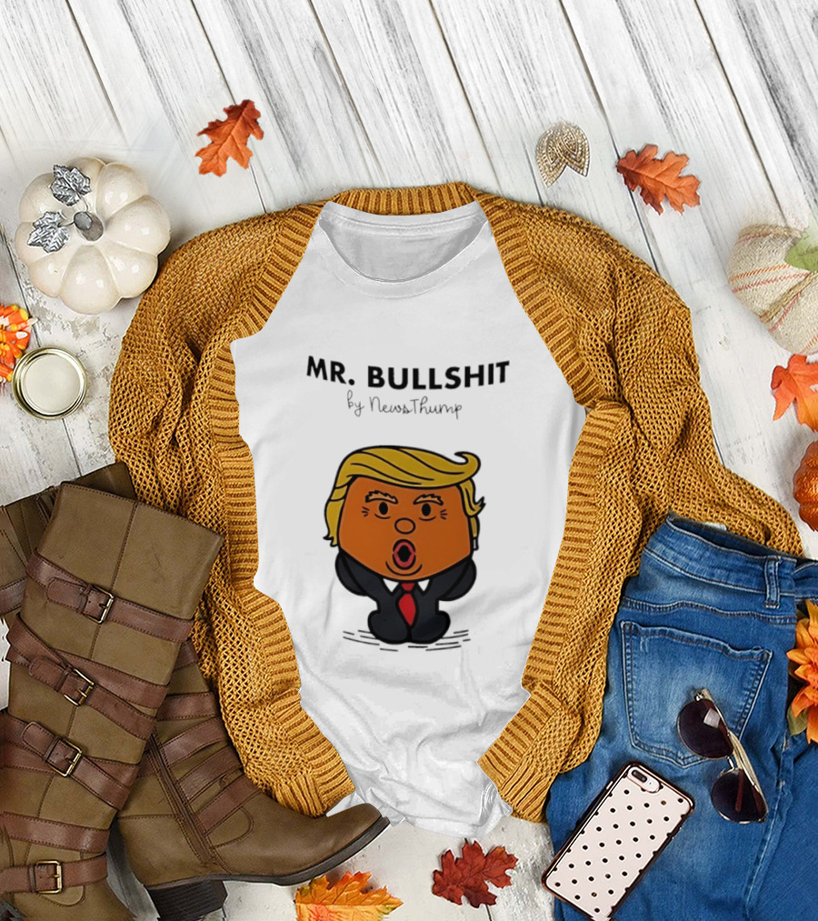 Mr Bullshit by NewsThump Cartoon T-Shirt