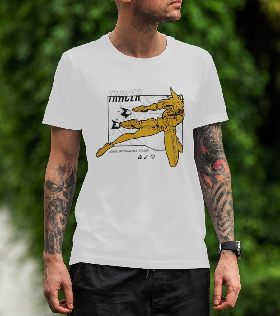 Tracer Over Looks Like You Need A Time Out T-Shirt