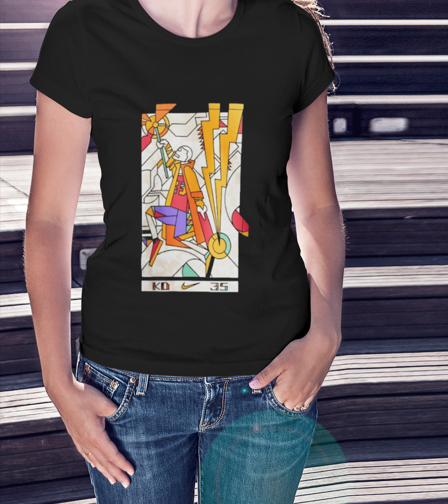 KD 35 Nike Artistic Lightning Basketball T-Shirt