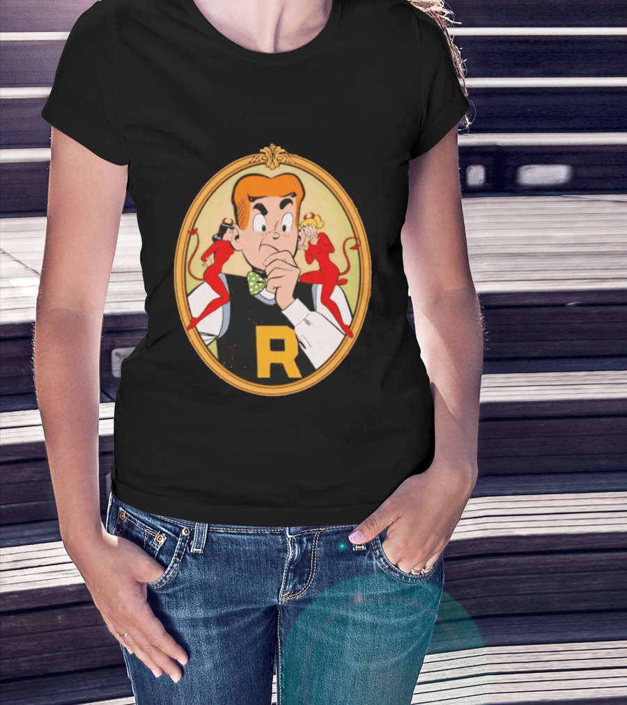 Betty And Veronica Devils Archie Comics Vintage Cartoon Characters T-Shirt