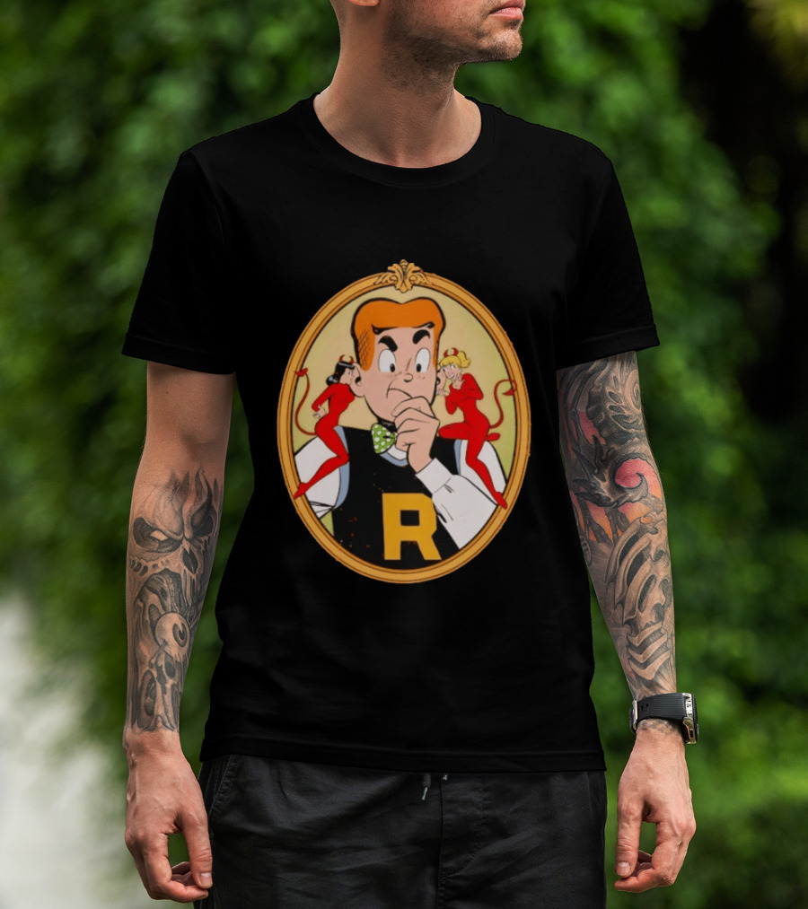 Betty And Veronica Devils Archie Comics Vintage Cartoon Characters T-Shirt