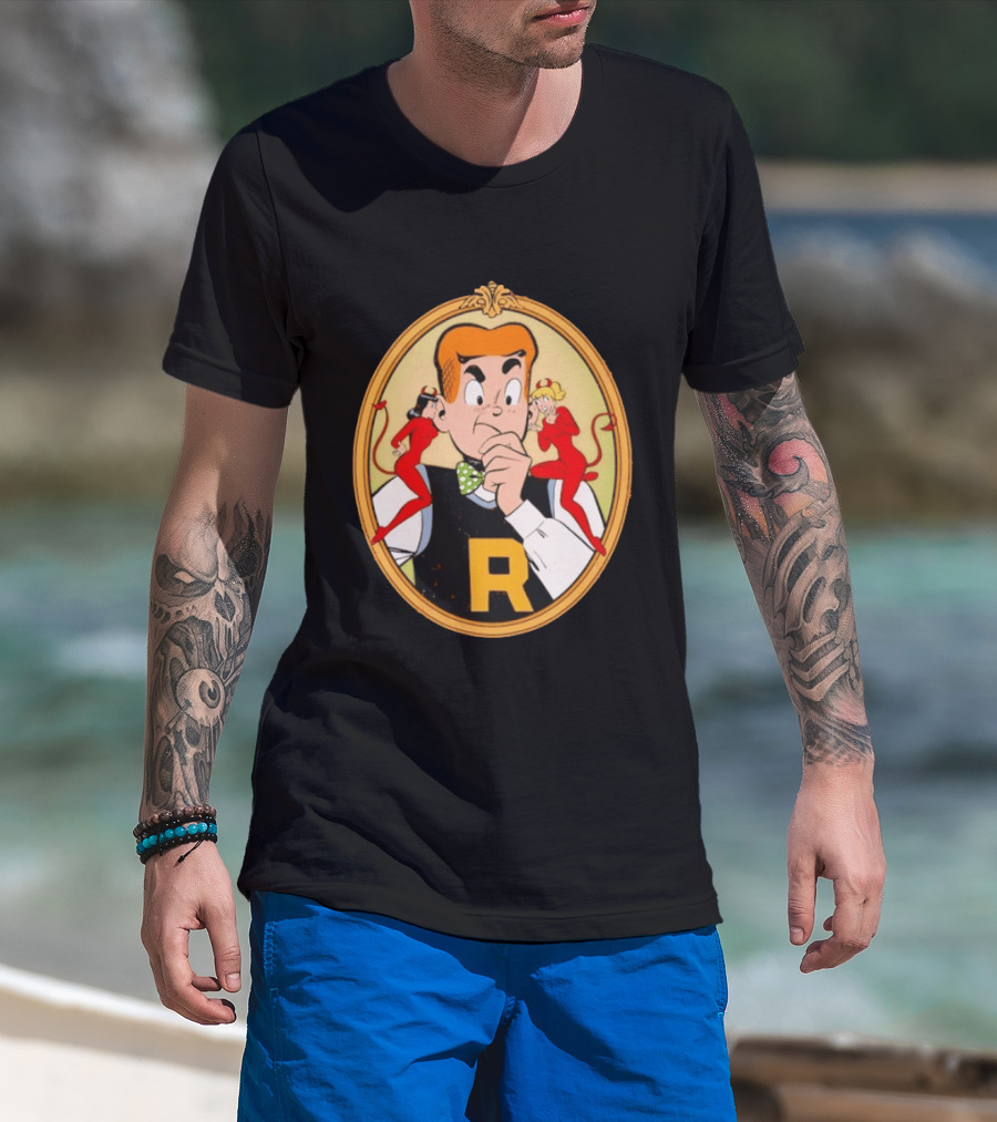 Betty And Veronica Devils Archie Comics Vintage Cartoon Characters T-Shirt