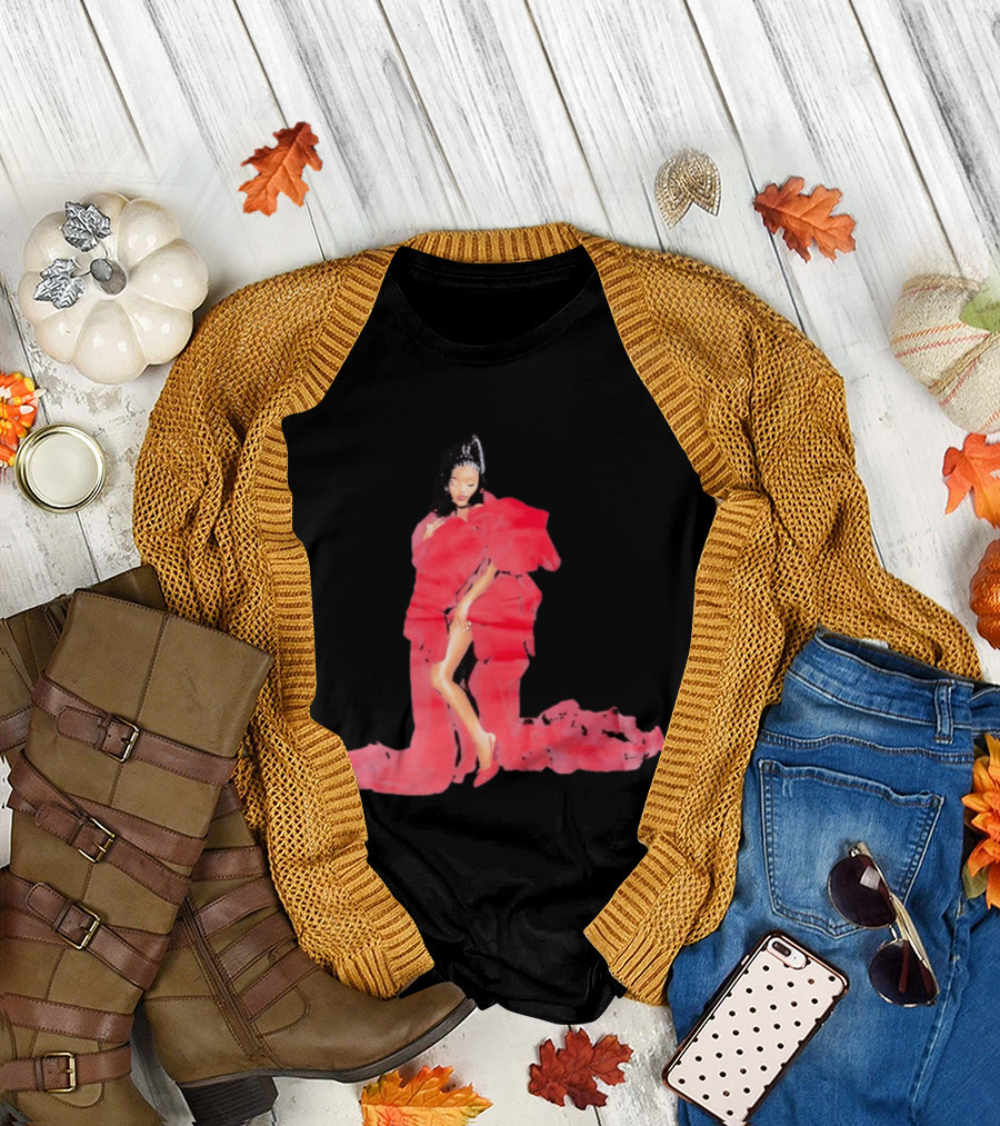 Halle Bailey Red Gown Glamour Love or Something Like It T-Shirt