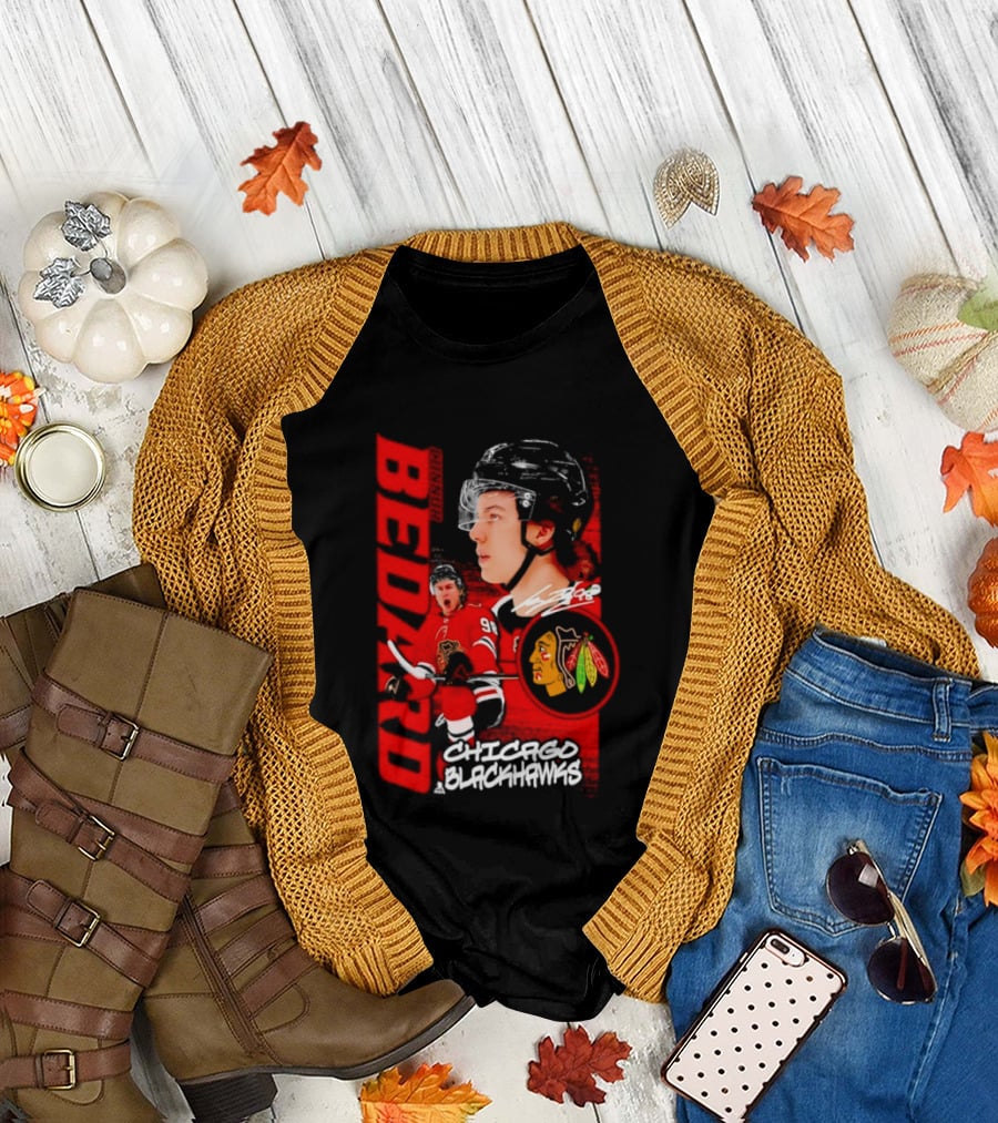 Connor Bedard Chicago Blackhawks Hockey Bedard T-Shirt
