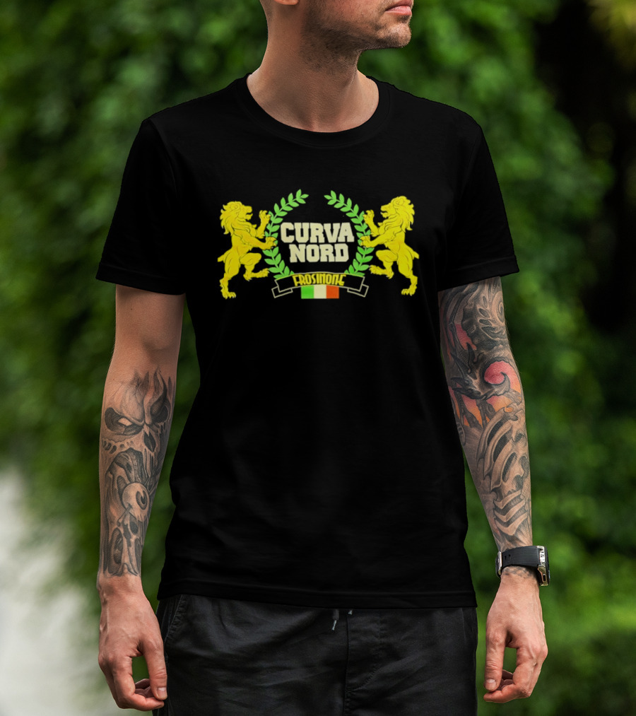 Curva Nord Frosinone Italy Flag Lions T-Shirt