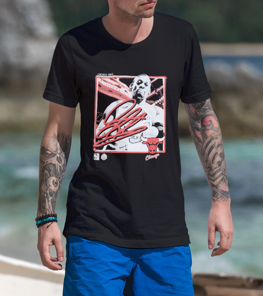 Dennis Rodman Chicago Bulls Basketball T-Shirt