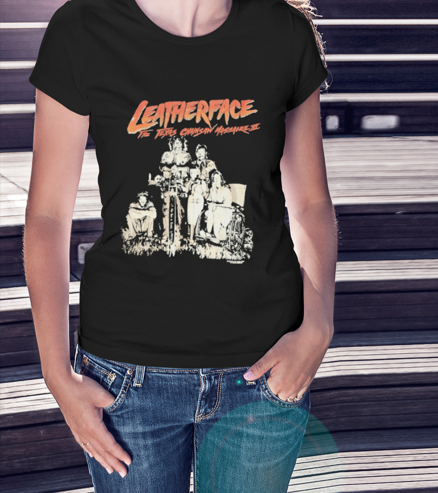 Leatherface The Texas Chainsaw Massacre III Horror Movie Fan Collectible T-Shirt