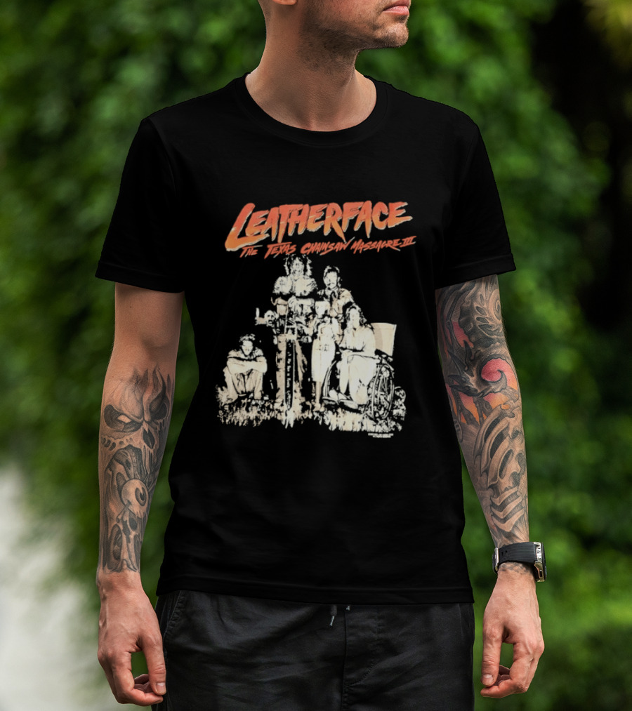 Leatherface The Texas Chainsaw Massacre III Horror Movie Fan Collectible T-Shirt