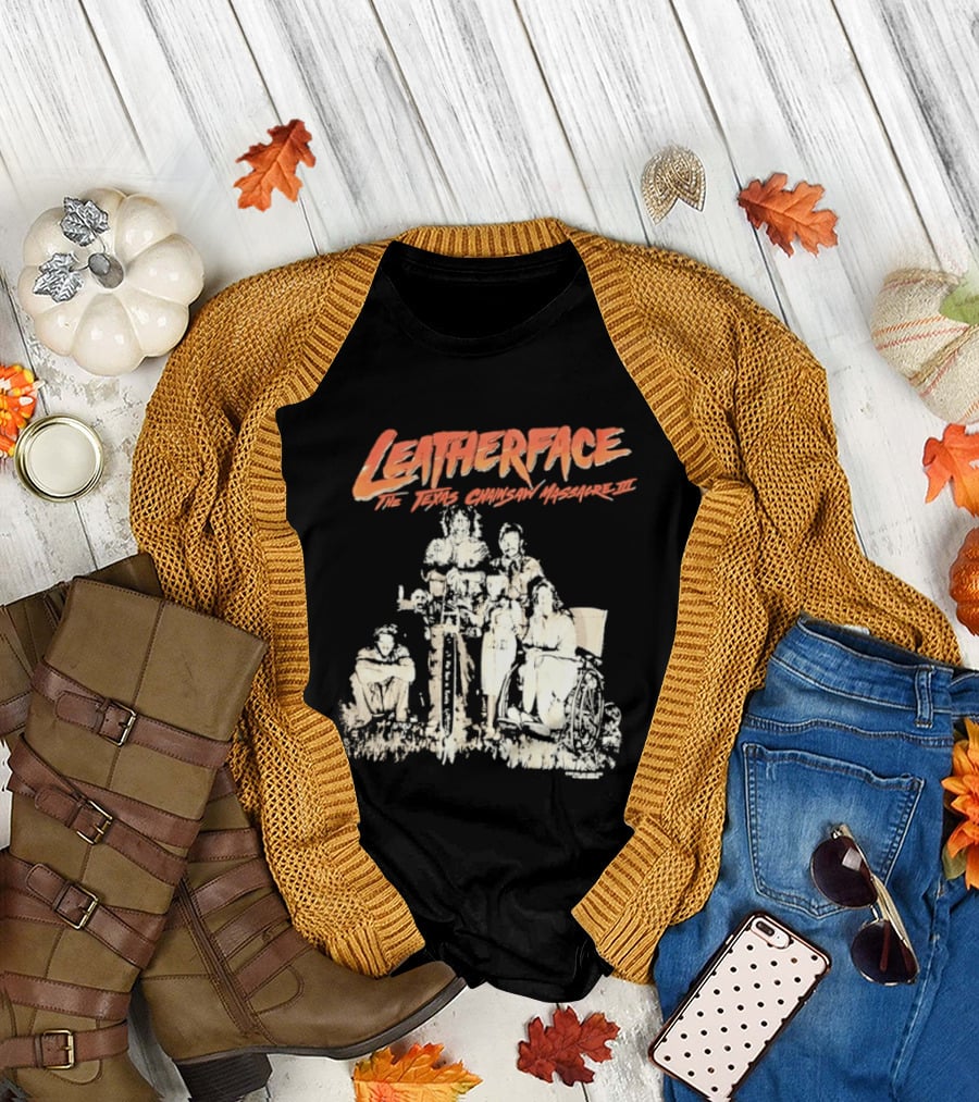 Leatherface The Texas Chainsaw Massacre III Horror Movie Fan Collectible T-Shirt
