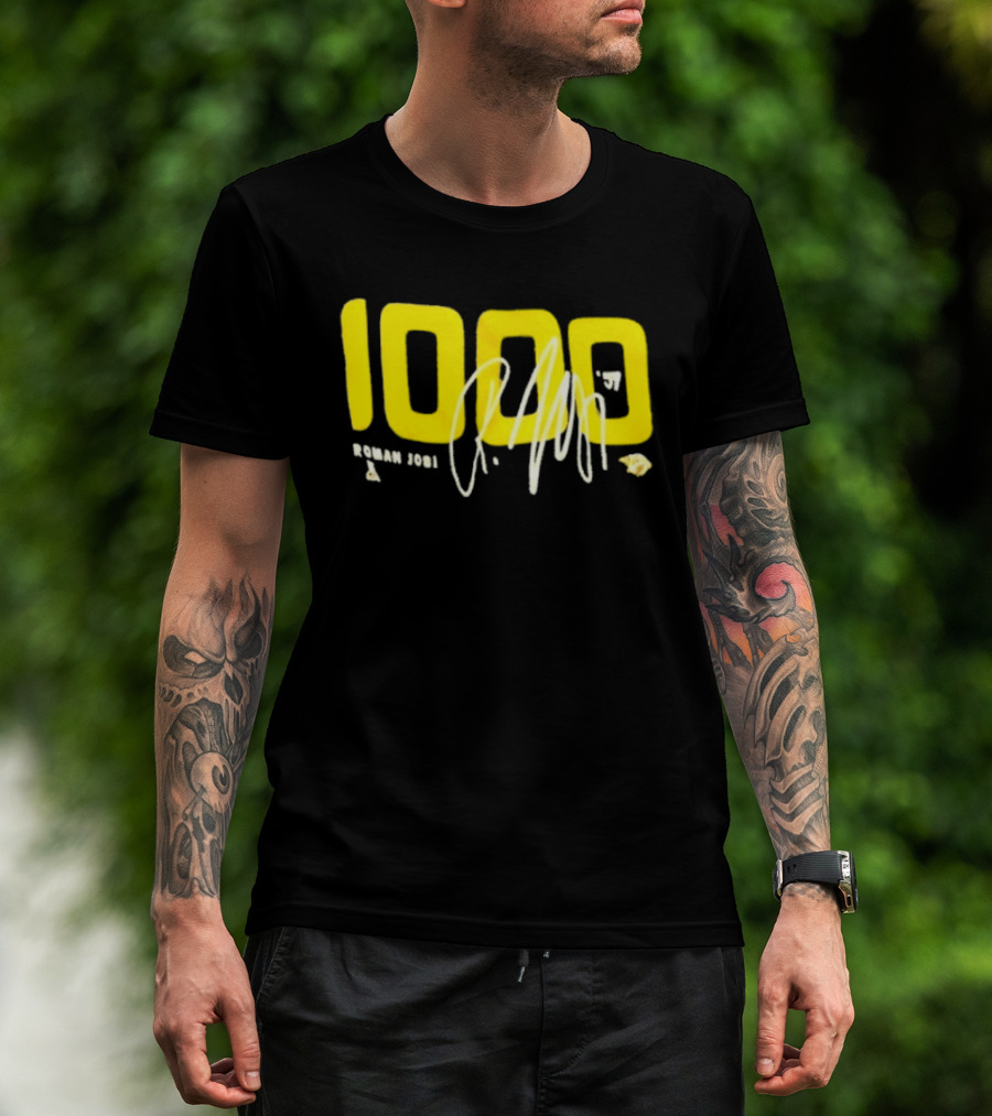 Nashville Predators Roman Josi 1000 Game Milestone Celebration T-Shirt