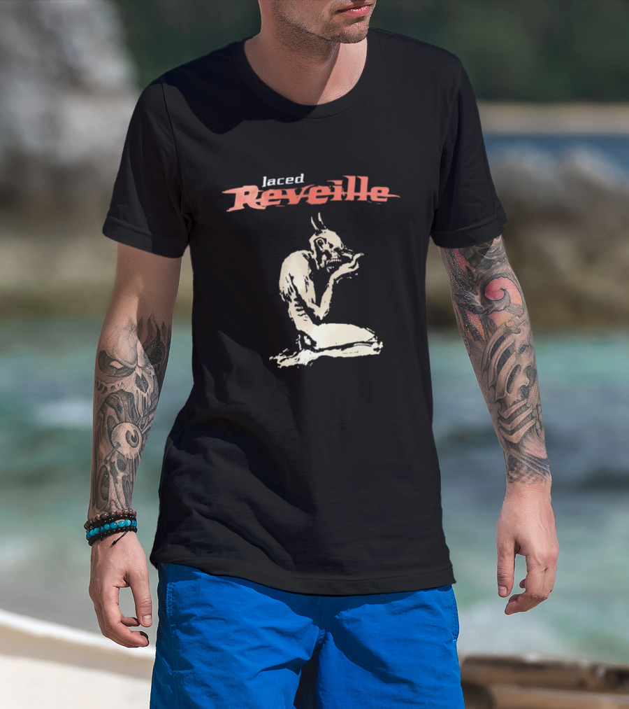 Laced Reveille Devil Figure Image T-Shirt