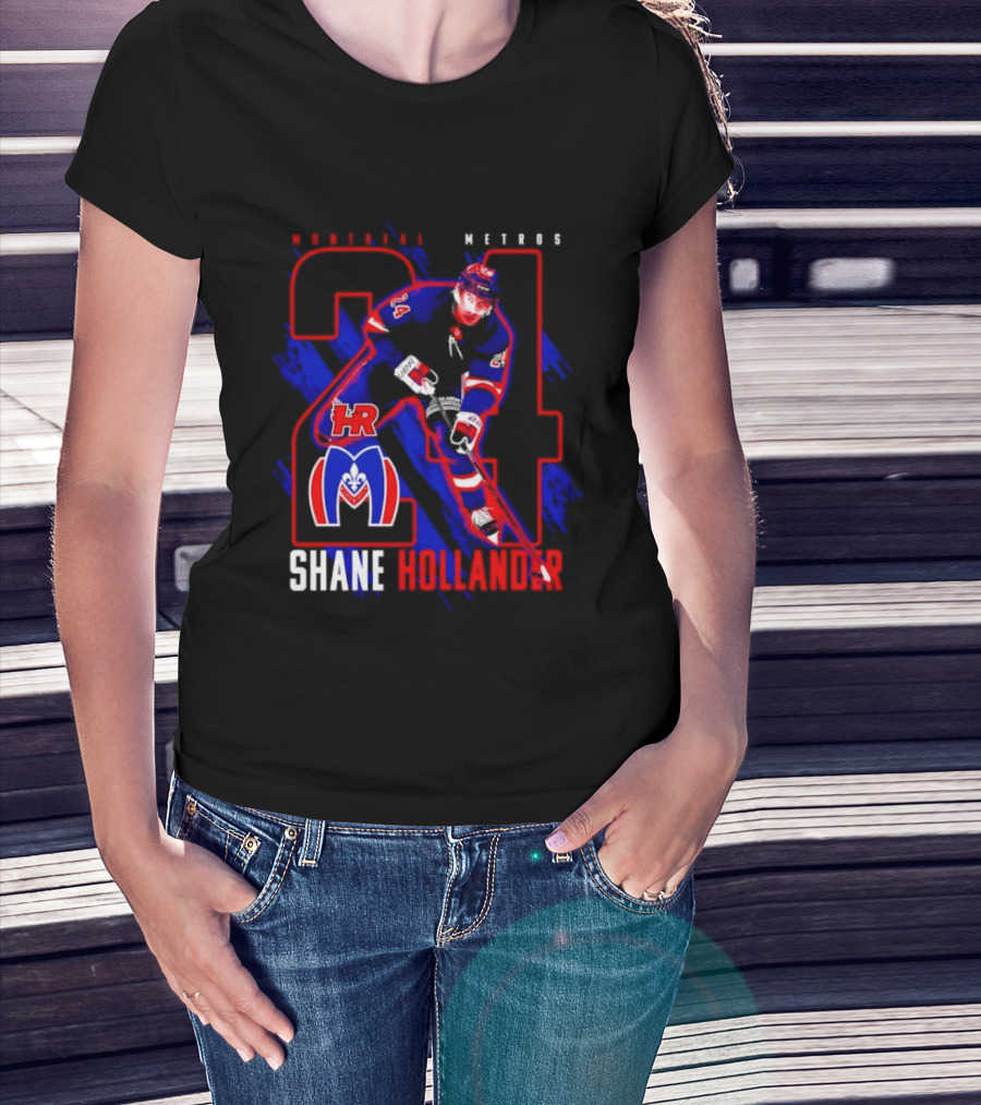 Shane Hollander Montreal Meteors HR Hockey Team 27 T-Shirt