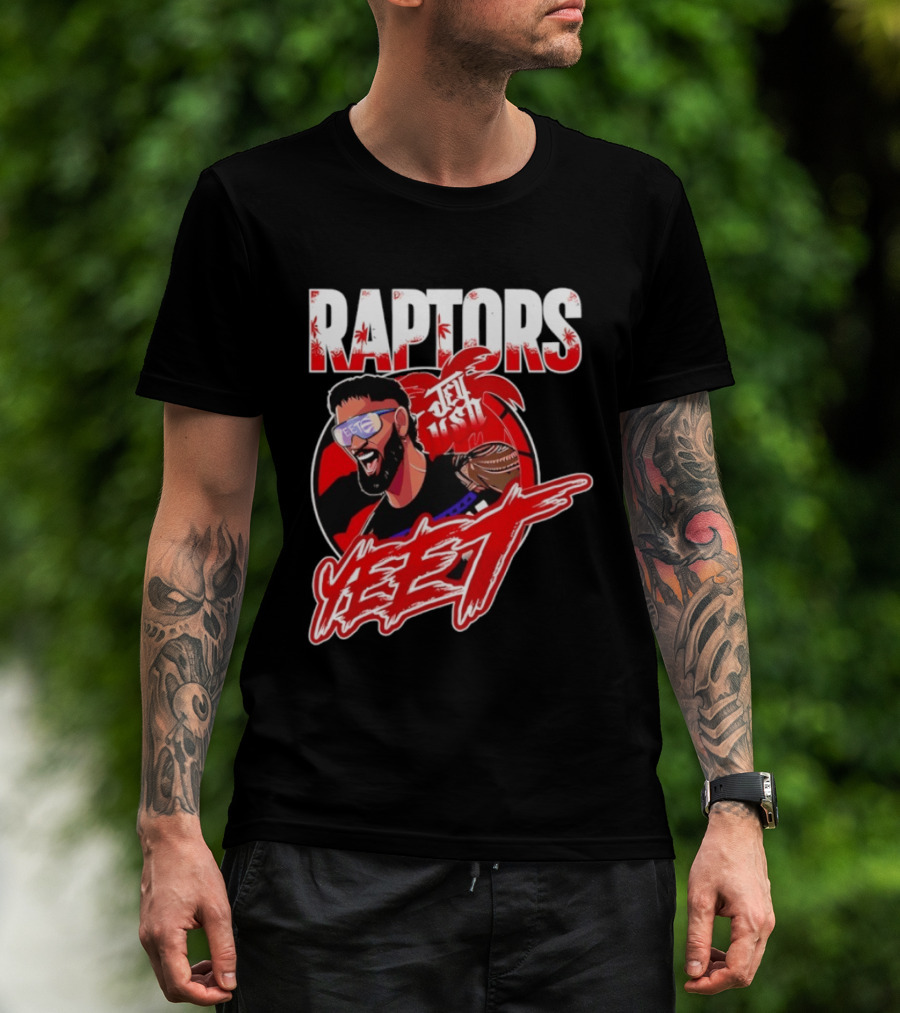 Toronto Raptors Jey Uso YEET 2026 Collaboration T-Shirt