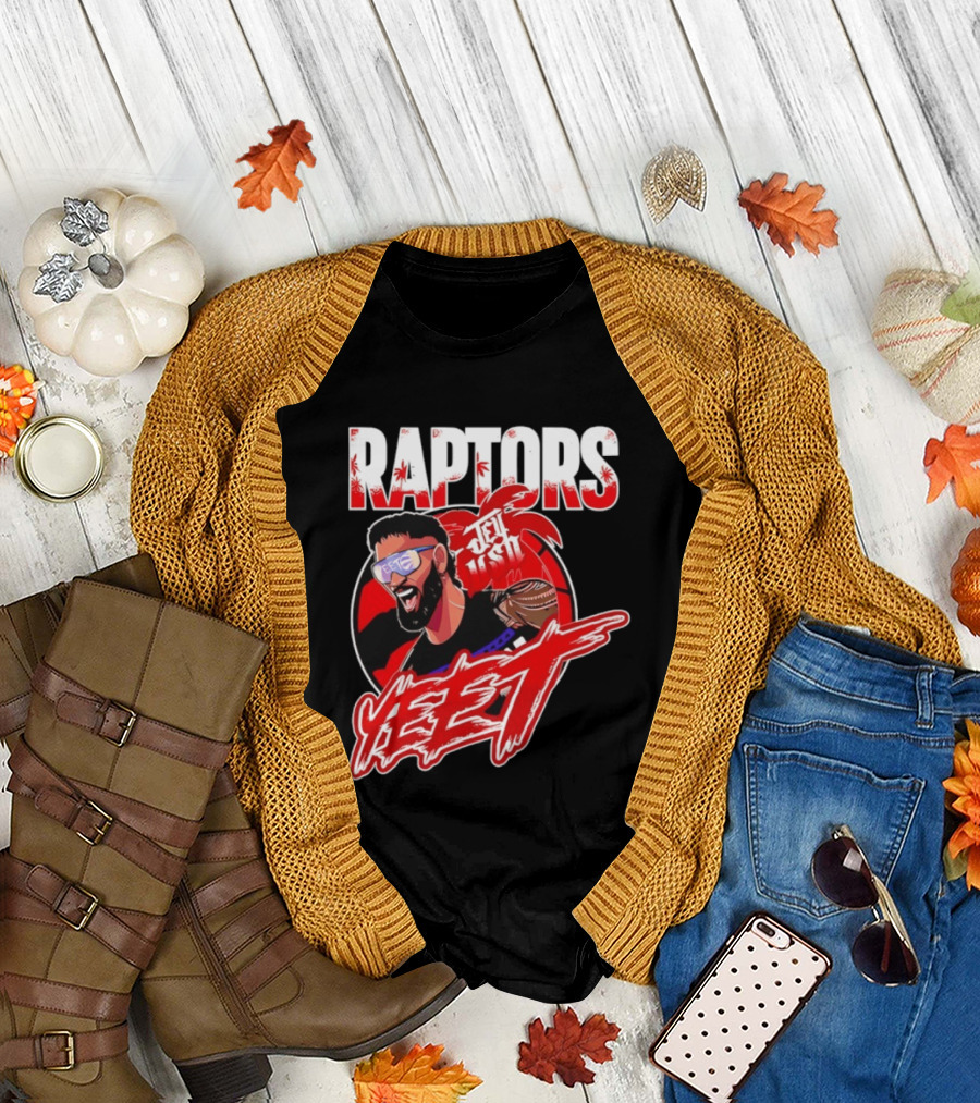 Toronto Raptors Jey Uso YEET 2026 Collaboration T-Shirt